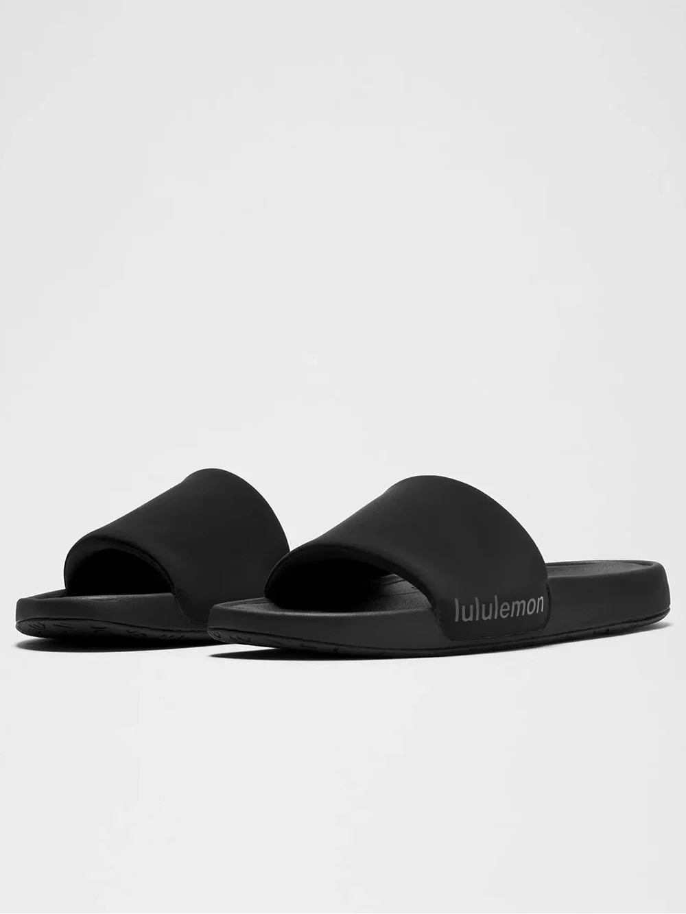 lululemon athletica Black Slide Sandals
